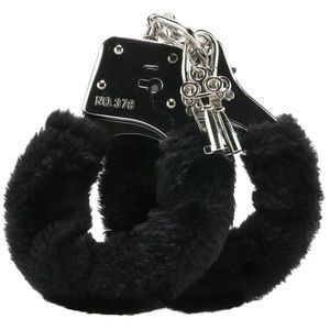Furry Handcuffs - Black